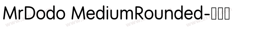 MrDodo MediumRounded字体转换
